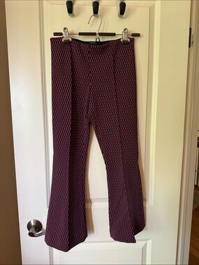 Smythe Pull on Flared Crop Pant